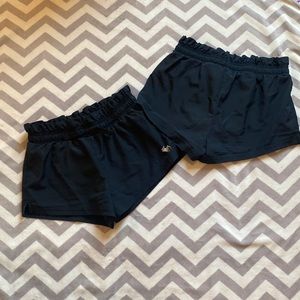 Size 7/8, black, Abercrombie kids shorts